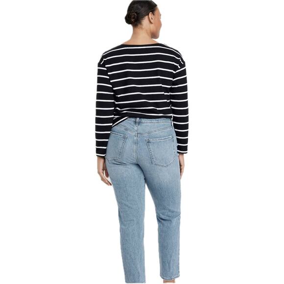 Old Navy Kitty Kat High-Rise O.G. Straight Jeans Women's 12 | Blue | EUC - Picture 2 of 12